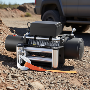 Cabrestante Eléctrico 13500 Lbs 12V CC con Cable de Acero de 80 Pies, Control Remoto Inalámbrico, para Camiones y Remolques Todoterreno, Impermeable IP55 - Product Image 2