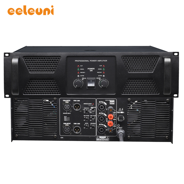 Two Channel Power Amplifier Class H Hot Sale OEM ODM  1300W*2 Professional for DJ Club Show BU-1300