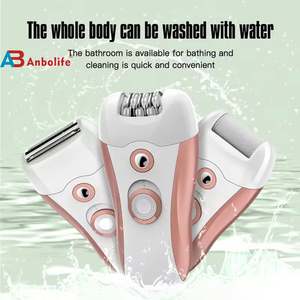 เครื่องกำจัดขน<span class=keywords><strong>ไฟฟ้า</strong></span>แบบ4 in 1ชาร์จได้เครื่องโกนขนสำหรับสุภาพสตรีที่<span class=keywords><strong>ดึง</strong></span>ผมเครื่องโกนหนวดที่โกนหนวดที่คลุมกำจัดขนขนาดเล็ก - Product Image 4