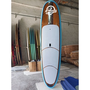 Planches de paddle gonflables en bambou de 10'0, légères, en époxy, pour la navigation en mer, vente en gros - Product Image 4