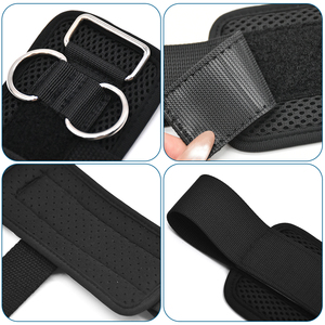 Tali Angkat Beban dengan Cincin-D, Perlengkapan Mesin Kabel Tugas Berat, Tali Pengikat Pergelangan Tangan untuk Angkat Beban, Latihan Gym, Tali Angkat untuk Pull-up - Product Image 5