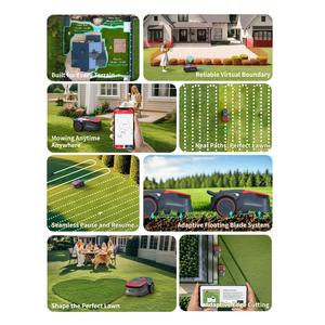 เครื่องตัดหญ้าอัตโนมัติแบบไร้สาย ใช้แบตเตอรี่ ระบบ RTK มองเห็นภาพ 3 มิติ หลีกเลี่ยงสิ่งกีดขวาง ไม่ต้องใช้ลวดกำหนดขอบเขต  พร้อมใบมีดฟรีตลอดอายุการใช้งาน ระดับอุตสาหกรรม สำหรับงาน DIY - Product Image 6