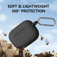 Housse en silicone de 2.5mm d'épaisseur pour 2025 New Air Podds 3 Étui en silicone de protection complet pour AAir Pods 3