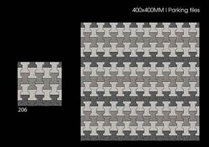 Carreaux de stationnement 40x40cm Céramique vitrifiée numérique robuste 400x400mm Pavés extérieurs émaillés Carreaux de porcelaine 30x30cm Revêtement de sol - Product Image 2