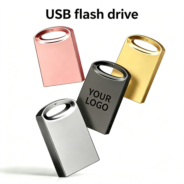 Customized logo Mini Portable Metal USB 2.0 Flash Drive  4GB 8GB 16GB 32GB 64GB 128GB Music Car USB Drive