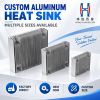 Dissipateur thermique de refroidissement en aluminium de taille personnalisée en gros Dissipateur thermique en aluminium extrudé sur mesure