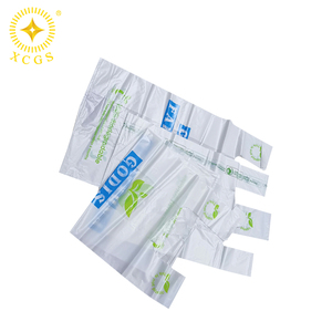 Sacs 100% biodégradables, sacs de courses réutilisables pour supermarchés, sacs en T-shirt compostables - Product Image 2