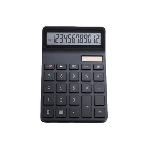 Calculadora electrónica Yu Gui, calculadora de escritorio con pantalla grande de 12 dígitos alimentada por batería para uso de estudiantes y oficinas - Product Image 5