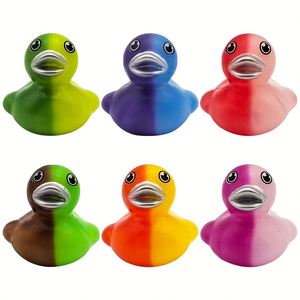 Custom Temperature Change Color Rubber Duck Child for Toddlers Business Promotional Bulk Plastic Toys Swimming <b>Bath</b> Toy - Product Image 3