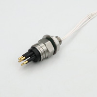 Connecteur sous-marin à 5 broches compatible avec SUBCONN, indice d'étanchéité IP68 et résistance à la pression de 60 MPa