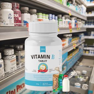 Nguồn nhà máy <span class=keywords><strong>Vitamin</strong></span> <span class=keywords><strong>B1</strong></span> B2 B3 B6 B12 bổ sung hiệu lực cao 500mg <span class=keywords><strong>vitamin</strong></span> B phức tạp máy tính bảng OEM bán buôn hỗ trợ tâm trạng - Product Image 2