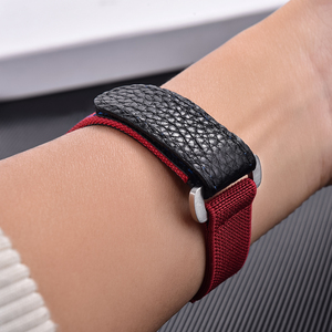 Juelong 20mm có thể điều chỉnh đàn hồi ban nhạc đồng hồ vải stickup sailcloth <span class=keywords><strong>2</strong></span> mảnh móc N 'vòng Dây đeo đồng hồ verlco Dây đeo đồng hồ - Product Image 6