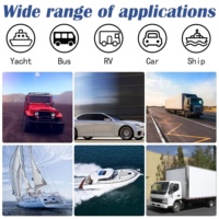 Bloc de distribution d'alimentation 12V-48V avec couvercle, barre omnibus et bornier pour voiture, bateau, camping-car et applications marines