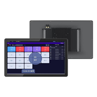 Écran tactile capacitif Android Windows KDS 15/18,5/21,5/23,6 pouces Full HD pour affichage des numéros de file d'attente alimentaire, Wi-Fi 6, garantie de 3 ans