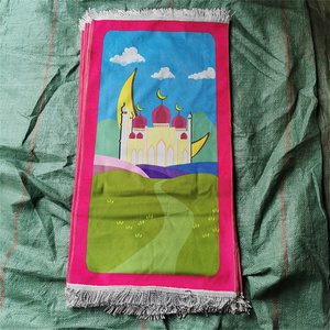 60*100cm xách tay hồi giáo cầu nguyện mat dày 3mm la bàn Du Lịch Túi cầu nguyện Mat namaz cầu nguyện thảm - Product Image 3