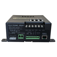 Système de sirène d'urgence 200W 12V avec contrôleur portable en alliage d'aluminium, portée de détection 100-200m pour la sécurité domestique, les véhicules et les incendies