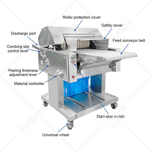 OCEAN Machine de découpe de graisse de peau de porc commerciale Machine de suppression de peau de porc électrique à <span class=keywords><strong>vendre</strong></span> - Product Image 2