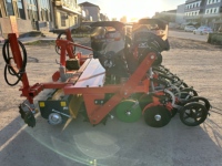 Semoir manuel à 14 rangées de blé dernier modèle avec mini motoculteur rotatif équipé de composants de base de boîte de vitesses à transmission automatique