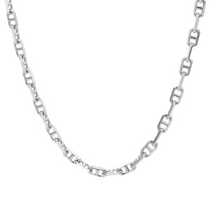 OT Buckle Collier en argent pur 925 pour hommes et femmes Chaînes de <span class=keywords><strong>nez</strong></span> de cochon tendance Light Luxury High-End Feeling - Product Image 1