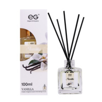 Diffuseur de parfum en verre à roseaux, style bien-être, décoration intérieure, sans feu, bricolage, écologique, cadeau, parfum d'intérieur