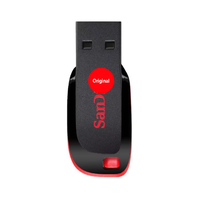 Clé USB de bureau compatible avec Sandisk Mini 2.0, CZ50 Cool Blade, capacité de 8 Go à 128 Go, clé USB en métal