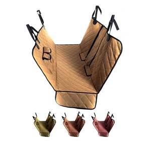 Housse de siège arrière de voiture pour animaux de compagnie en tissu Oxford imperméable personnalisable, hamac pour chien, tapis pour chat et chien - Product Image 3