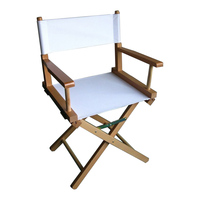 Chaise de Réalisateur Pliante Moderne Portable Standard Confortable en Tissu Durable Écologique pour Extérieur, Plage, Maquillage, Pêche