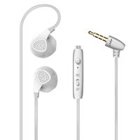Écouteurs intra-auriculaires sportifs stéréo filaires HiFi avec prise jack 3,5 mm, réduction active du bruit (ANC), étanches IPX7