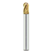 Fraise carrée haute performance à 4 cannelures, revêtement TiAlN, pas inégal, anti-vibration, à cannelures hélicoïdales pour alliages de titane