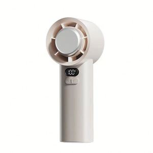 X418 Fabricante Mayorista, Nuevo Ventilador sin Aspas con Pantalla Digital, Mini Ventilador de Mano Recargable por USB, Ventilador Pequeño Portátil - Product Image 1