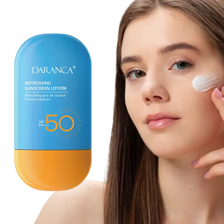 Crème solaire blanchissante imperméable à l'eau protège la peau crème solaire SPF crème solaire SPF 50 crème solaire pour le visage