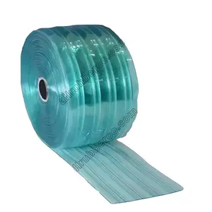 عالية الجودة لينة شفافة والألوان يندبروف والغبار العزلة مكافحة ساكنة PVC شريط بلاستيك الستار