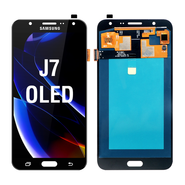 Pantalla for Samsung J7 LCD Touch Screen J7 OLED Lcd Display Assembly for Fix Broken Mobile Phone Replacement