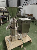 Broyeur à colloïdes en acier inoxydable de qualité alimentaire, machine à broyer pour la fabrication de pâte de piment frais et de pâte d'arachide