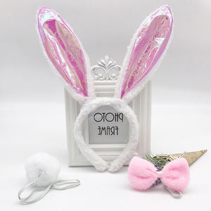 뜨거운 판매 성인 토끼 레이디 이어 스팽글 머리띠 예산 친화적 인 파티 장식 부활절 및 여성을위한 콘서트 - Product Image 2