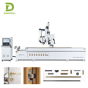 Máquina CNC para trabajar la madera, taladrar y fresar MX-814 con ATC multieje de doble eje X/Y para puertas y gabinetes - Product Image 1