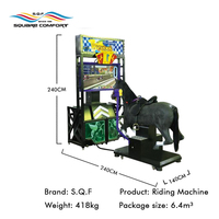 S.Q.F 32-Inch Screen Simulator Sport VR Hot Coin Operated Arcade Games Machine Caractéristiques OutRun & Horse Racing