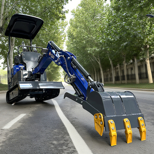 Đa chức năng mini máy xúc 1.2 tấn nhỏ Digger Tương thích với máy cắt, augers, rakes & file đính kèm khác - Product Image 6