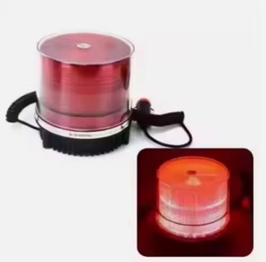 Lámpara de advertencia estroboscópica roja y azul LED Luz intermitente magnética para vehículo de automóvil - Product Image 3