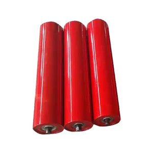 4-Inch V-Shaped Powered Flexible Gravity Belt Conveyor Rollers Stainless Steel Interroll Idler Mining Carrying Equipment Parts