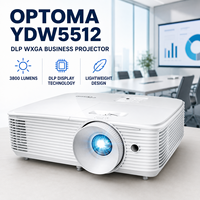Proyector Empresarial Optoma YDW5512 DLP WXGA de Diseño Ligero, 3800 Lúmenes, para Oficinas, con Pantalla Panorámica 16:10