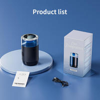 Diffuseur de parfum pour voiture, alimenté par piles, démarrage/arrêt automatique, longue durée, écologique, en alliage d'aluminium, pour porte-gobelet