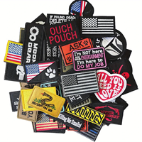 Écussons de broderie personnalisés en gros au fer sur des patchs de moto Écusson de motard de club de moto de broderie