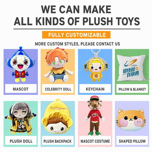 Peluche personalizado con diseño de animal, zorro con vestido Daisy, decoración rústica para el hogar, juguete de peluche para niños con sonido, llavero de peluche Bing, venta al por mayor - Product Image 5