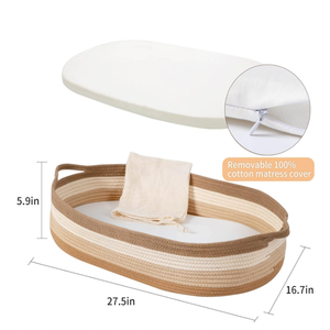 <span class=keywords><strong>Panier</strong></span> à <span class=keywords><strong>langer</strong></span> en osier tressé, très vendu, <span class=keywords><strong>pour</strong></span> la décoration de la chambre de bébé - Product Image 3