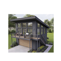 Maisons préfabriquées Structure en acier Petite Maison Maisons en conteneur avec salle de bain complète Studio Bâtiment écologique Entrepôt Garage