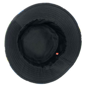 Logo personnalisé imprimé partout fleurs <span class=keywords><strong>femme</strong></span> casquette de plage fantaisie été voyage tissé étiquette <span class=keywords><strong>bob</strong></span> casquettes haute qualité femmes seau chapeau - Product Image 5