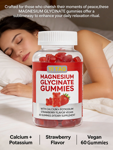 Bonbons mous à la glycine et au magnésium OEM/ODM - Apaise les émotions, réduit le stress, soutient l'immunité et l'énergie, et sont un complément alimentaire. - Product Image 3