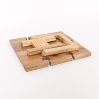 Table pliante commerciale portable en bois d'acacia massif, basse, pour extérieur, étanche, pour pique-nique, parc, cour et dégustation de vin