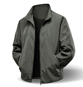 Chaqueta de Trabajo Estilo Americano para Hombre, Chaqueta Ligera de Primavera y Otoño, Venta al por Mayor, Logotipo Personalizable, Ropa Masculina - Product Image 2